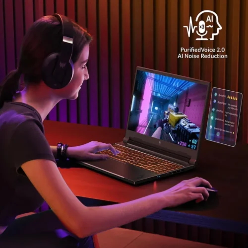 Acer Nitro V 16 (2024) ANV16-71 14Gen Intel Core i7 14650HX 16-Cores w/ DDR5 Memory & Nvidia RTX 4060 8GB & 16" IPS 165Hz Display - Black