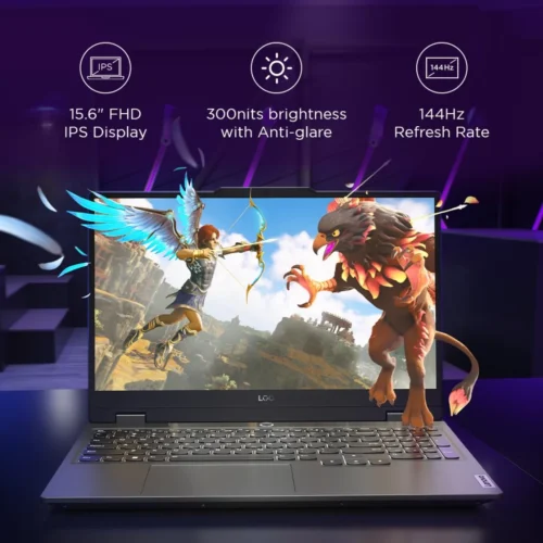 Lenovo NEW LOQ Gaming (2024) 13Gen Intel Core i7 13650HX 14-Cores w/ AI Engine+ LA1 Chip Nvidia & RTX 4060 8GB & 24GB DDR5 Memory & IPS 144Hz Display - Luna Grey