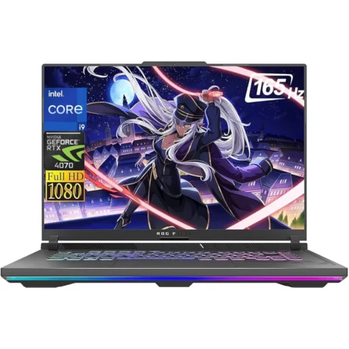 ASUS ROG Strix NEW G16 (2024) G614JIR 14Gen Intel Core i9 14900HX 24-Cores w/ Nvidia RTX 4070 8GB DDR6 & 16" IPS 165Hz Display , Gray