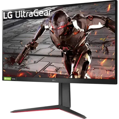 LG 32GN650 UltraGear 32'' QHD 2K 165Hz Refresh Rate, 1ms MBR Response Time, HDR10, 16:9 Aspect Ratio, FreeSync Premium, 16.7M Color Depth, 2560 x 1440 Resolution, 2* HDMI, 1* DP Ports, Black