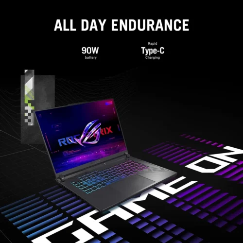 ASUS ROG Strix NEW G16 (2024) G614JIR 14Gen Intel Core i9 14900HX 24-Cores w/ Nvidia RTX 4070 8GB DDR6 & 16" IPS 165Hz Display , Gray
