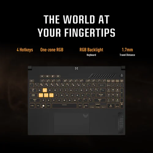 ASUS NEW TUF F15 (2023) FX507VI 13Gen Intel Core i7 10-Cores w/ Nvidia RTX 4070 8GB DDR6 & IPS 144Hz Display - Mecha Grey