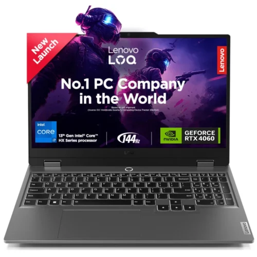 Lenovo NEW LOQ Gaming (2024) 13Gen Intel Core i7 13650HX 14-Cores w/ AI Engine+ LA1 Chip Nvidia & RTX 4060 8GB & 24GB DDR5 Memory & IPS 144Hz Display - Luna Grey
