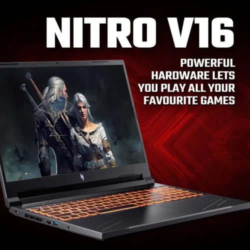 Acer Nitro V 16 (2024) ANV16 NEW 8Gen AMD Ryzen 7 8845HS 8-Cores w/ DDR5 Memory & Nvidia RTX 4060 8GB & 16" IPS 165Hz Display - Black