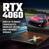 Acer Nitro V 16 (2024) ANV16 NEW 8Gen AMD Ryzen 7 8845HS 8-Cores w/ DDR5 Memory & Nvidia RTX 4060 8GB & 16" IPS 165Hz Display - Black