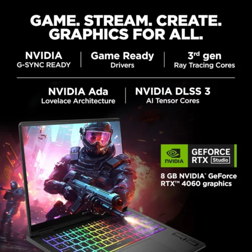 HP OMEN 14 Transcend (2024) 14-FB0013 Intel Core Ultra 7 AI Boost NPU 16-Core w/ Nvidia RTX 4060 8GB & 3K OLED 120Hz Display - Shadow Black