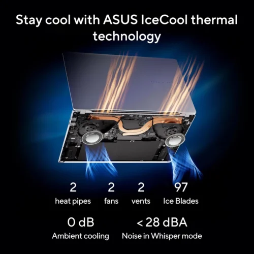 ASUS Vivobook S 15 (2024) K5507QA Copilot+ PC NEW Snapdragon X Plus 8-Cores AI-Powered w/ BIG Battery & 3K OLED 120Hz Display - Cooler Silver