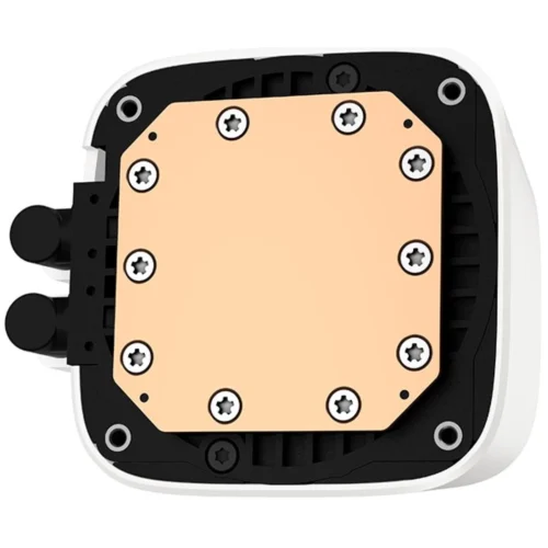 DeepCool LP360 Liquid Cooler 360mm 5th Gen Pump 3400 RPM AIO Unique Dot-matrix Pixelated Screen Display Anti-Leak ARGB Fans & Halo Pump Head ,Black
