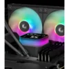 DeepCool LQ360 Liquid Cooler 360mm 5th Gen Pump 3400 RPM AIO SEGMENT LCD SCREEN ERA View Real-Time Statistics Of Your System Anti-Leak ARGB Fans & Halo Pump Head ,Black
