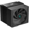 DeepCool Assassin IV VC VISION Flagship Air Cooler Digital Display 7 Heat Pipes Dual-Tower 1800RPM 140/120mm FDB Fans PWM 100% 300w TDP For Intel & AMD , Black