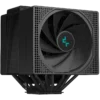 DeepCool Assassin IV VC VISION Flagship Air Cooler Digital Display 7 Heat Pipes Dual-Tower 1800RPM 140/120mm FDB Fans PWM 100% 300w TDP For Intel & AMD , Black