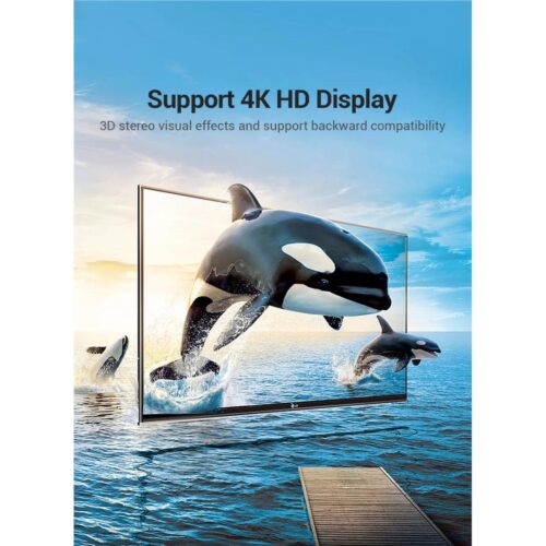 Vention HDMI 90 Degree Male to Female Adapter Black