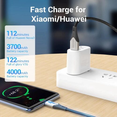 Vention USB-C to USB 2.0-A Charger Cable 1M