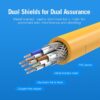 Vention Cat.6A SFTP Patch Cable 0.5M Gray
